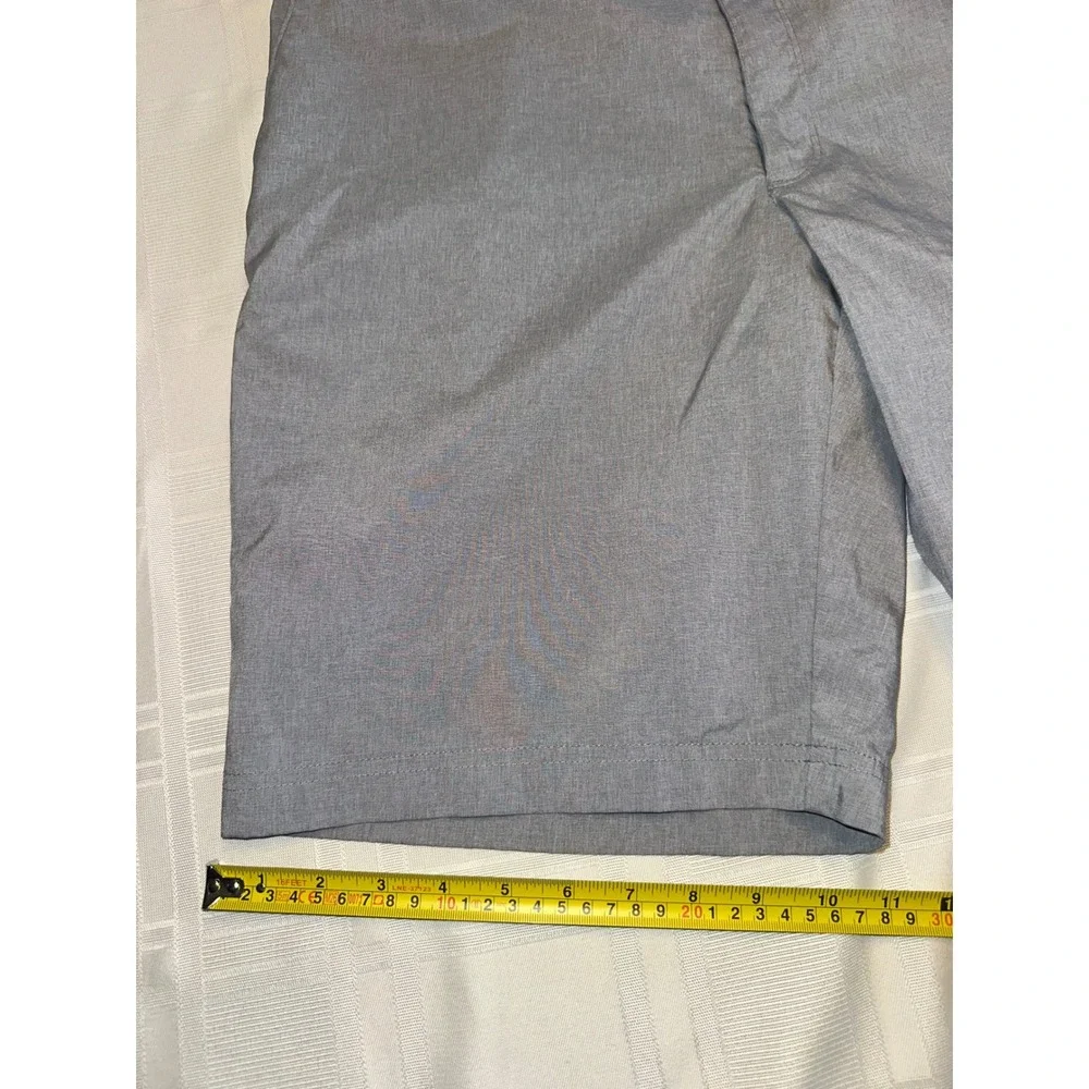Nicklaus Golf Shorts Mens 36 Grey Performance Flat Front Stretch TA129 TA131